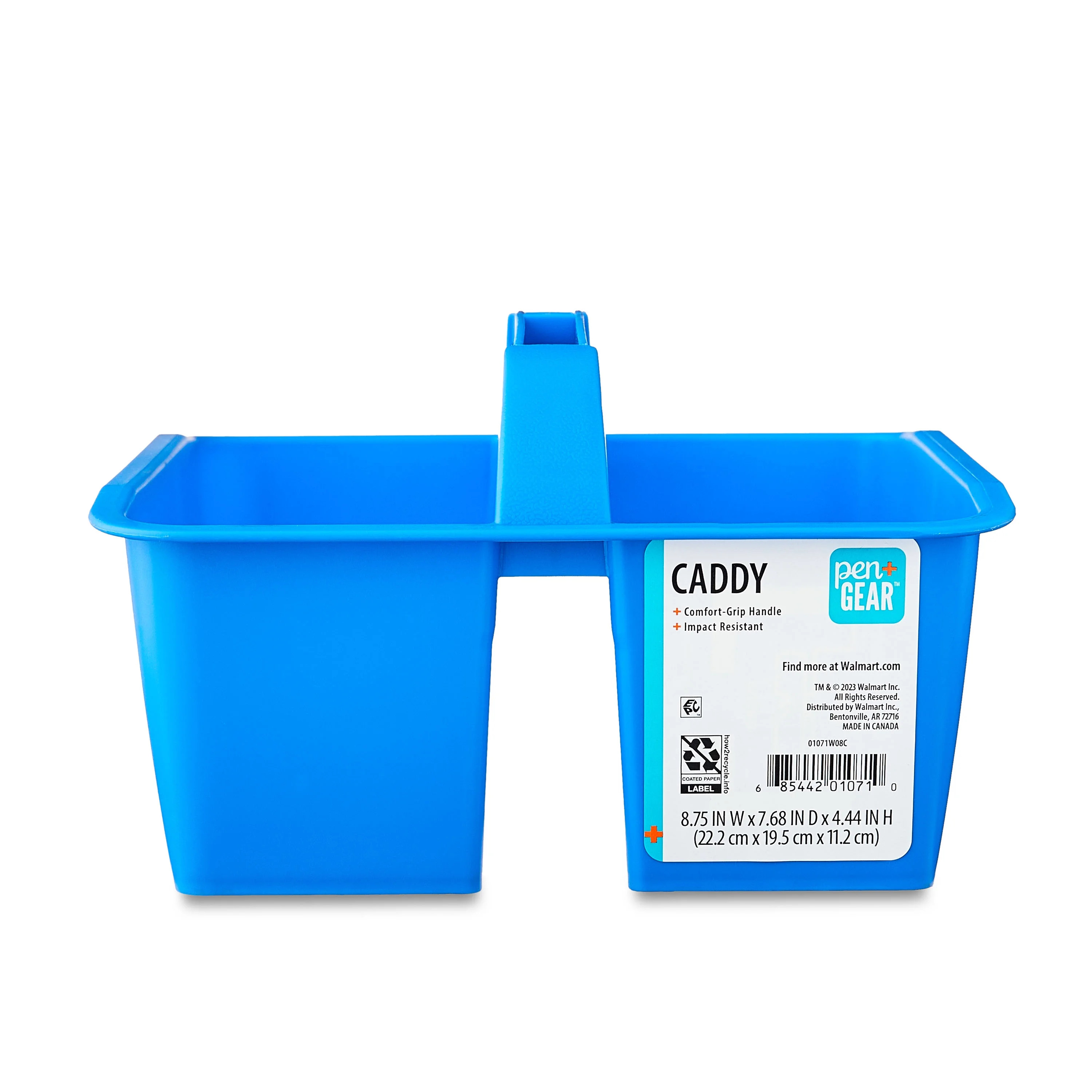 Pen+Gear Plastic Caddy, Cobalt Blue | Walmart (US)