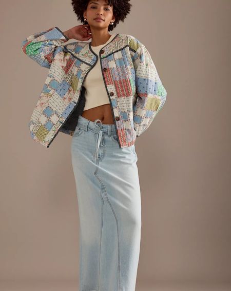 Patchwork jacket 

#LTKfindsunder100 #LTKFestival #LTKstyletip