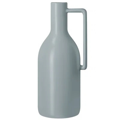 11" Tall Modern Ceramic Jug Vase With Handle | Wayfair North America