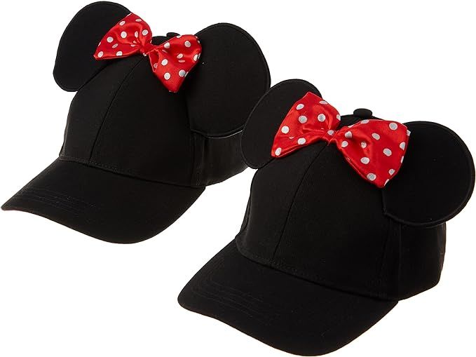 Disney Minnie Mouse Ears Hat, Set of 2 for Mommy and Me, Matching Adult and Toddler Baseball Cap,... | Amazon (US)