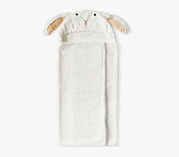 Faux Fur Bunny Baby Hooded Towel | Pottery Barn Kids