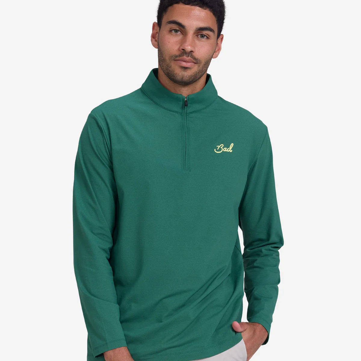 Forest Green Quarterzip | Bad Birdie