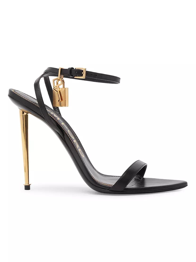 Padlock 105 Leather Point-Toe Ankle-Strap Sandals | Saks Fifth Avenue