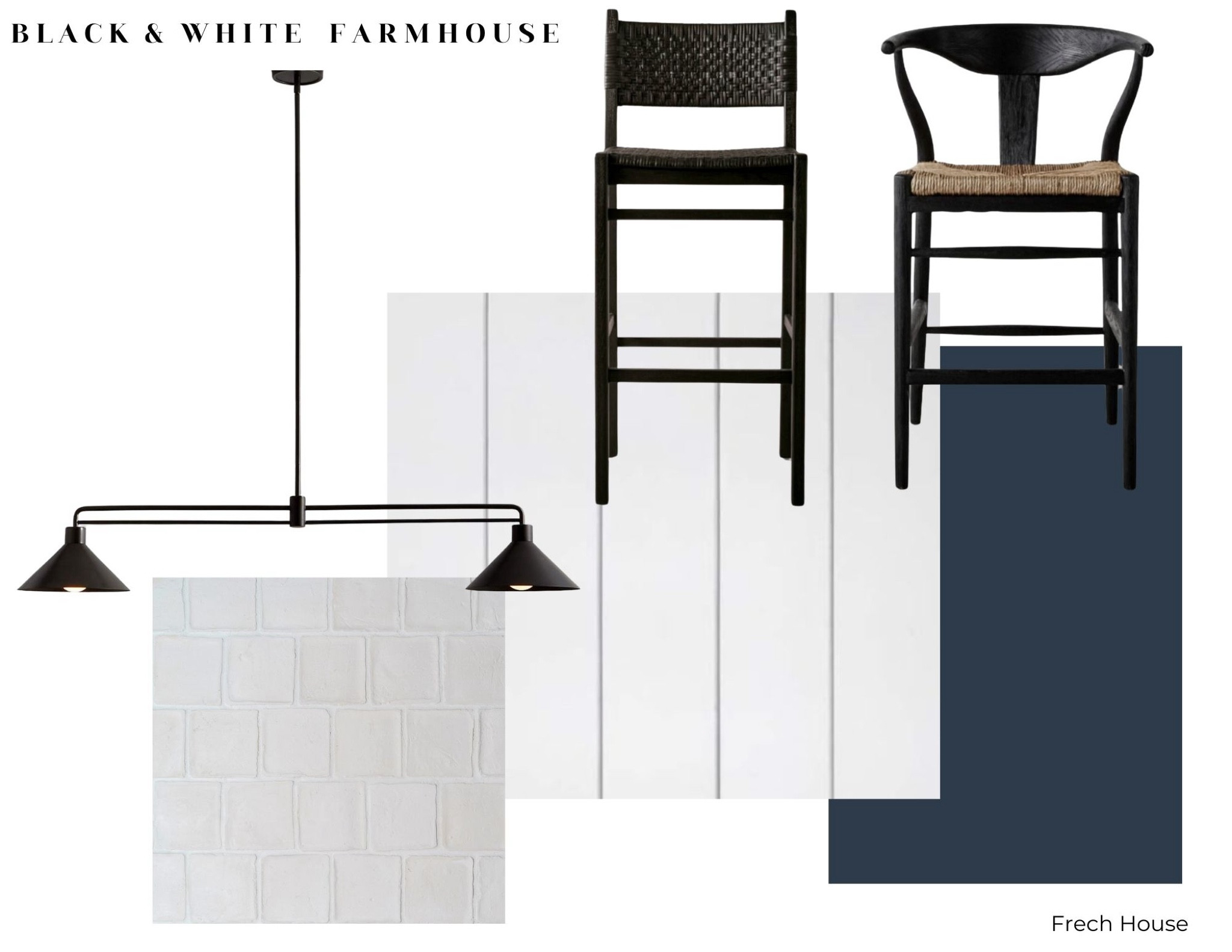 Black and white farmhouse. Always timeless. More modern backsplash and adding in shiplap to give it a farmhouse feel. 

#LTKHome