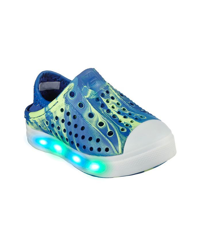 Skechers Toddler Kids Foamies- Guzman Flash - Solar Beams Casual Sneakers from Finish Line & Revi... | Macys (US)