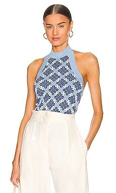 Dodo Bar Or Lily Top in Blue Combo from Revolve.com | Revolve Clothing (Global)