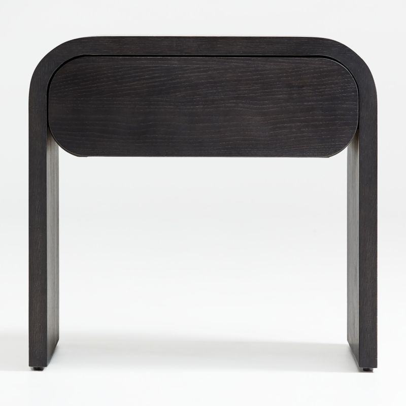 Cortez Charcoal Floating Nightstand by Leanne Ford + Reviews | Crate and Barrel | Crate & Barrel