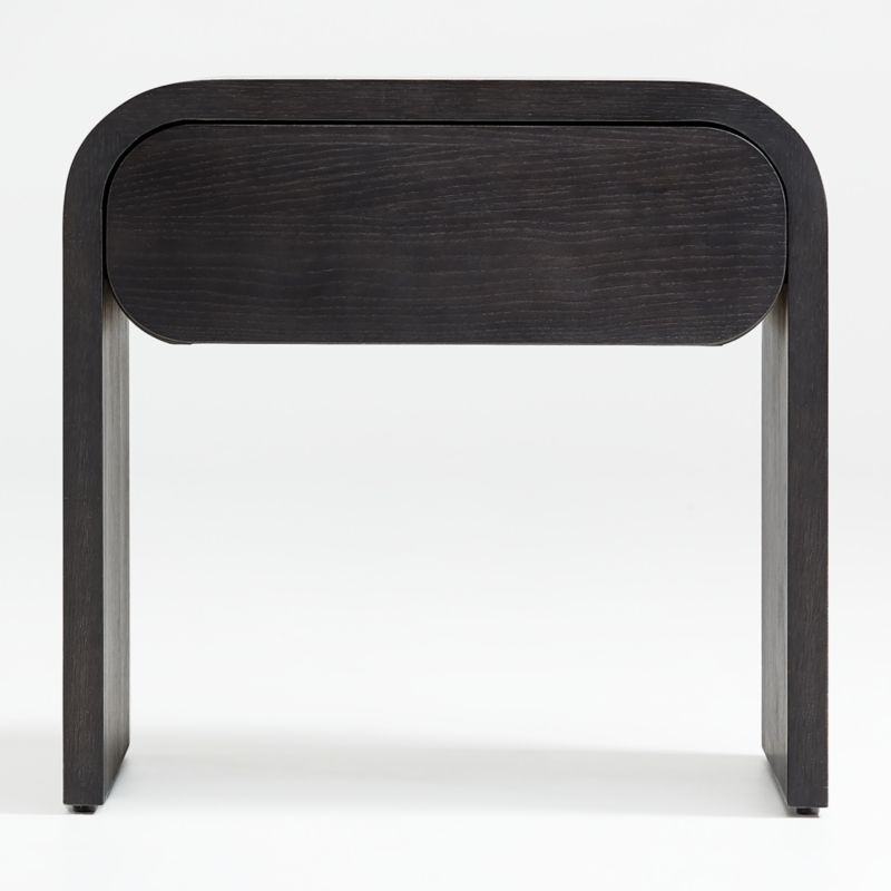 Cortez Charcoal Floating Nightstand by Leanne Ford + Reviews | Crate & Barrel | Crate & Barrel