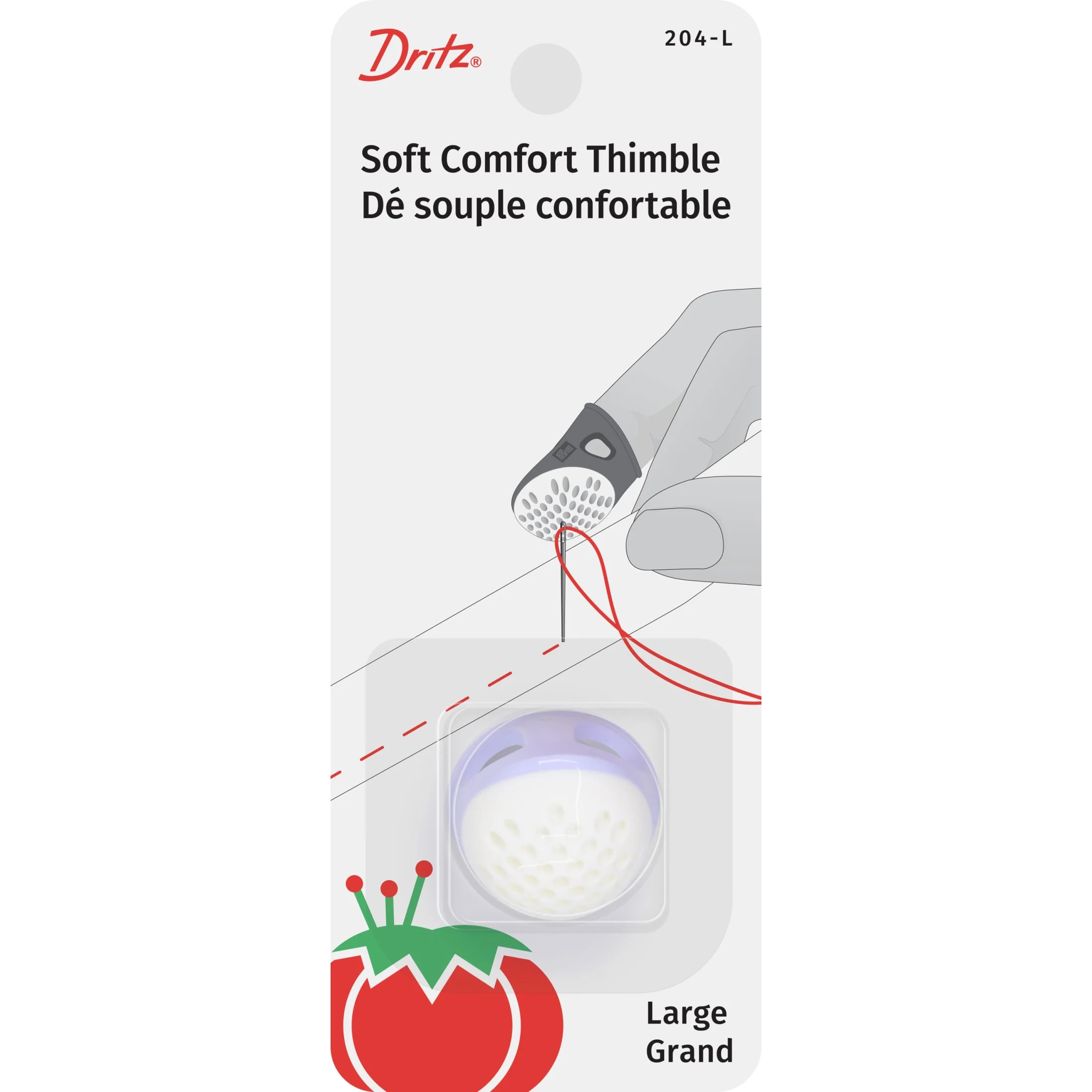 Dritz Ergonomic Soft Comfort Thimble Size Large 1 piece | Walmart (US)
