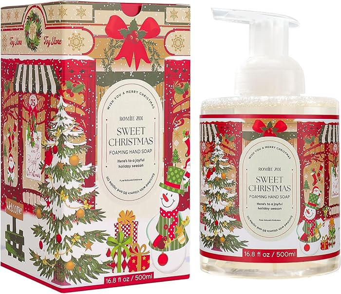 ROMIIE ZOI Christmas Foaming Hand Soap with Gift Box- Sweet Christmas, Infused with Sweet Pine - ... | Amazon (US)