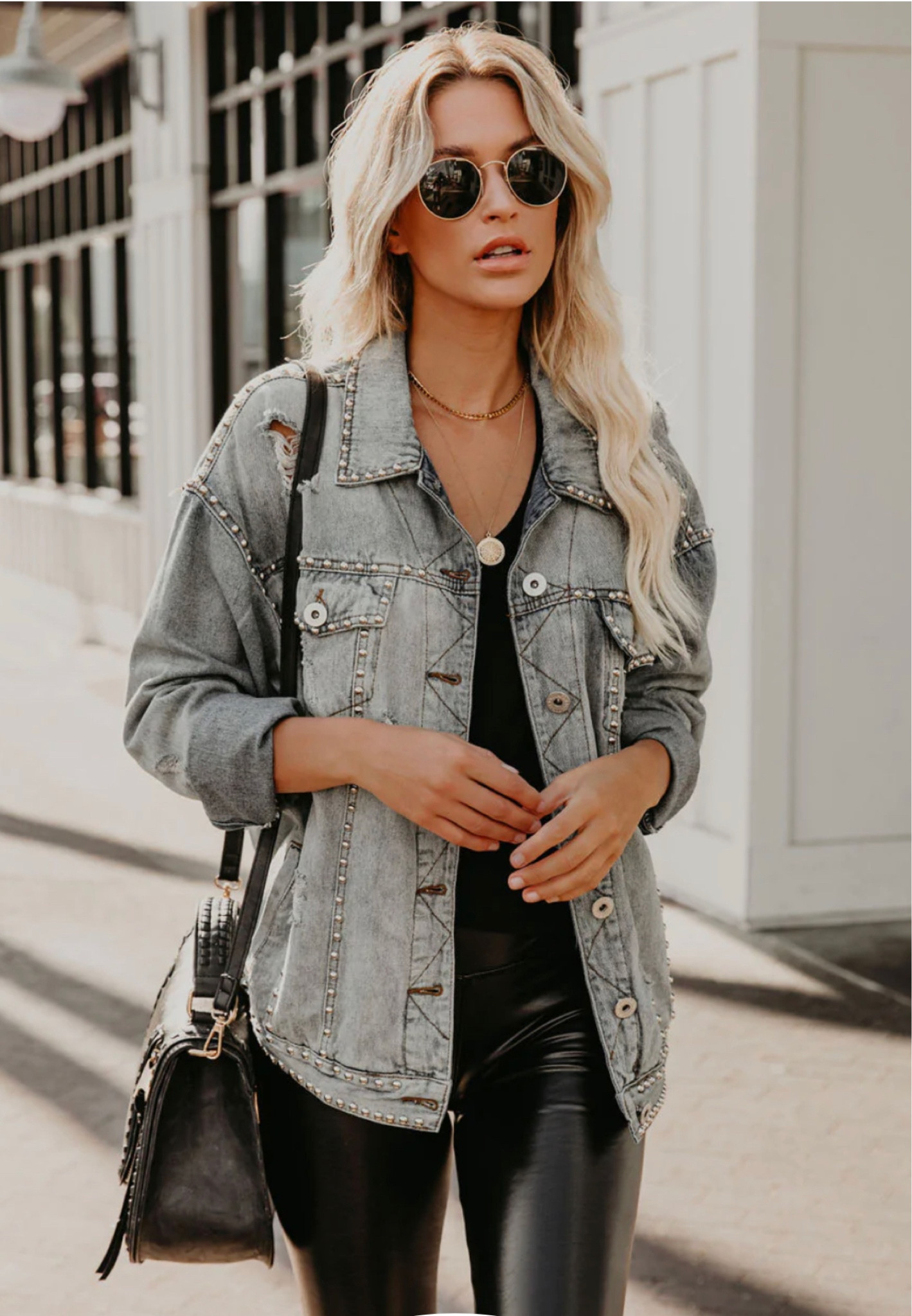 KIND OF A BIG DEAL POCKETED STUDDED DENIM JACKET - LIGHT WASH

#LTKFind #LTKstyletip #LTKU