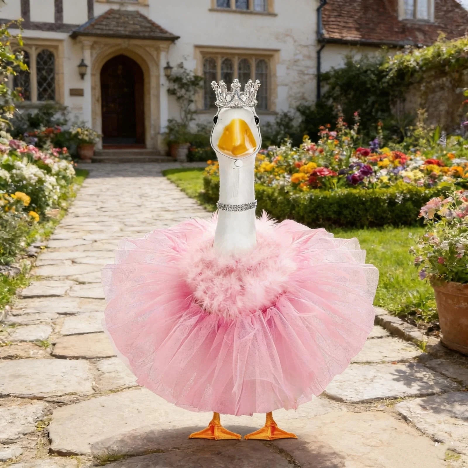 Sruoe Summer Porch Goose Outfits, 23" Porch Goose Clothes for Lawn Yard and Patio Decoration, Law... | Walmart (US)
