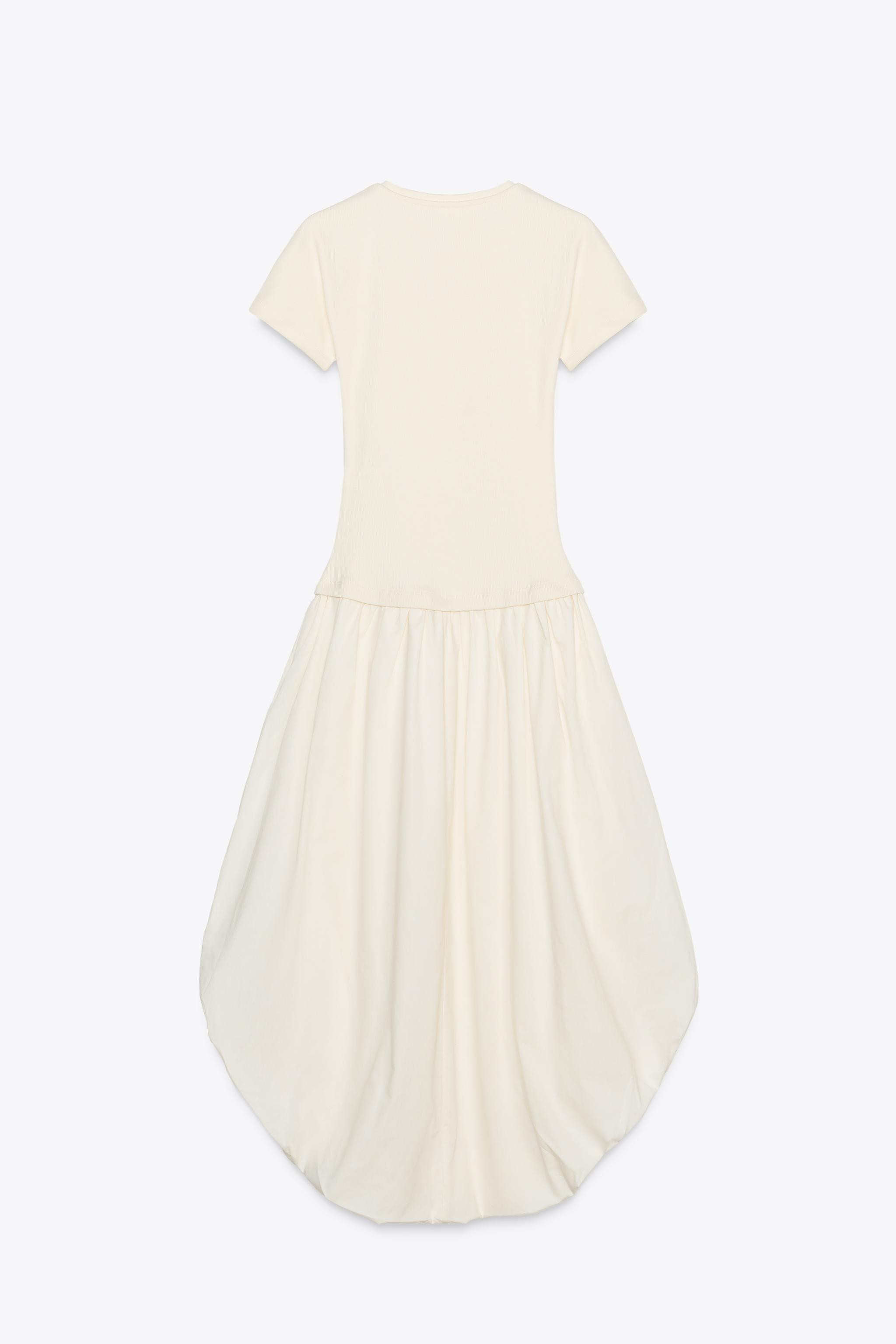 BALLOON COMBINATION DRESS | Zara US