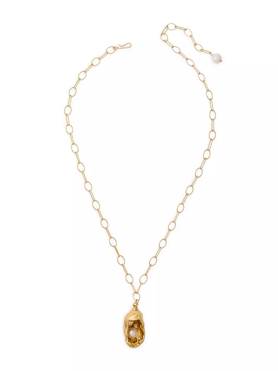 Mary Kate 24K Gold-Plate & Pearl Necklace | Saks Fifth Avenue