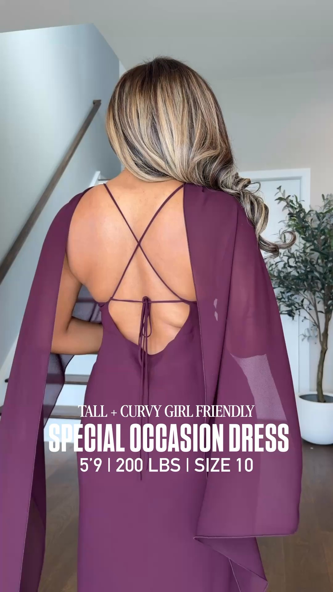 Stylish and elegant maxi dress with a chic chiffon cape for special occasions. I'm 5'9 200 lbs, wearing [M-L] 

 #LTKootd #LTKMidsize #LTKTall
