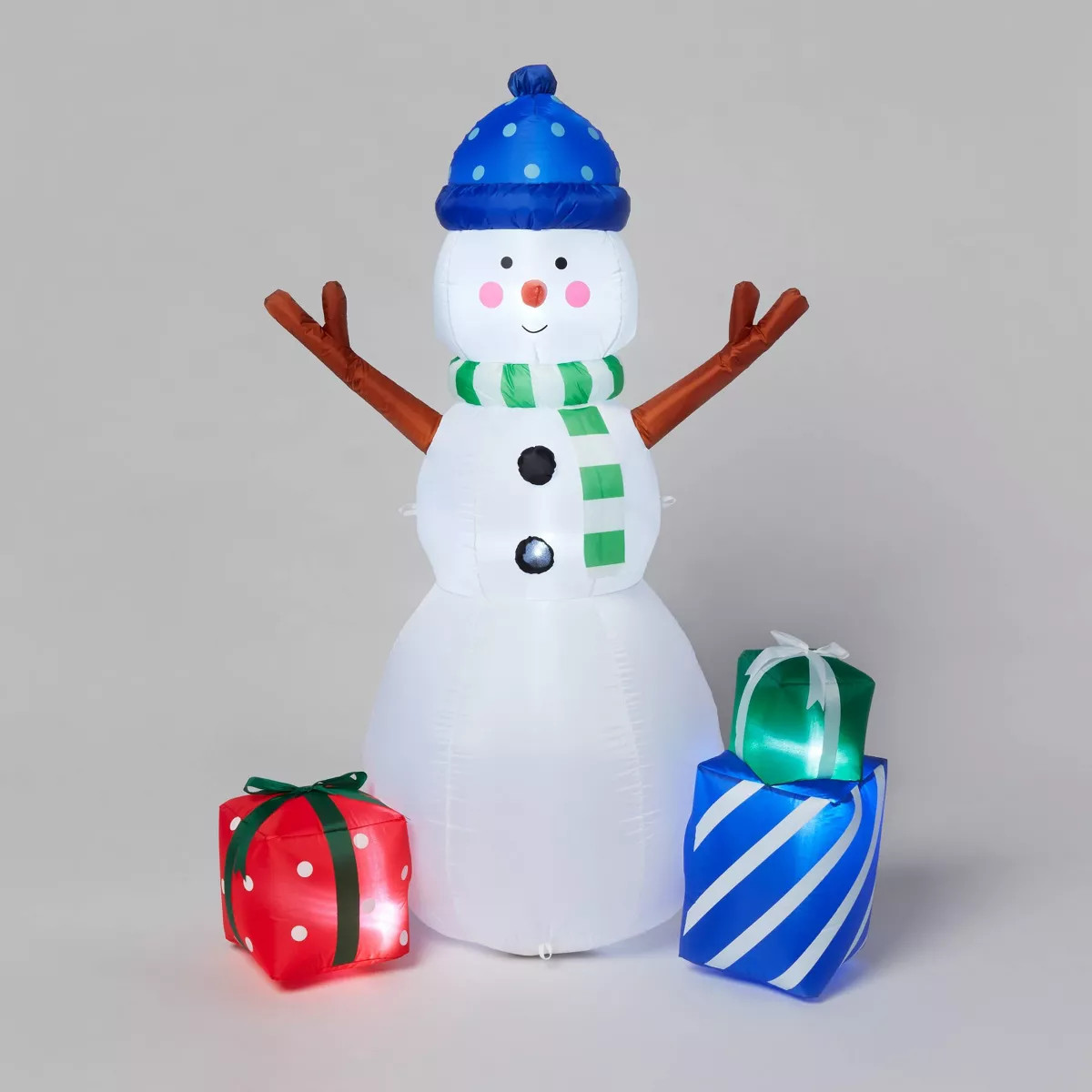 5' LED Snowman Christmas Inflatable Decoration White - Wondershop™ | Target