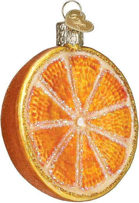 Old World Christmas Orange Glass Blown Ornament for Christmas Tree | Amazon (US)