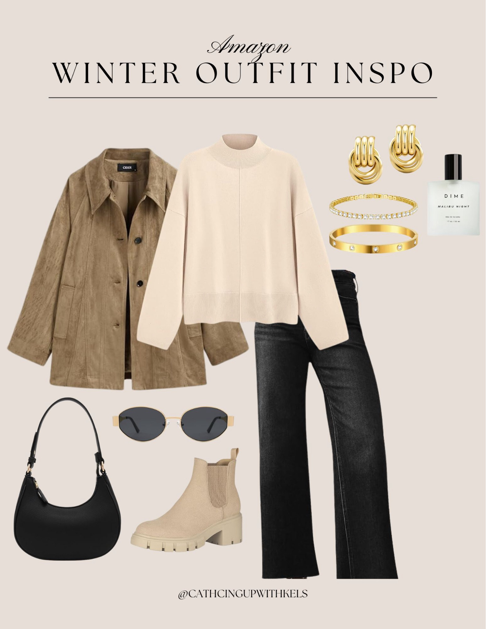 ❄️ Cozy, chic, and Amazon-approved! This winter outfit is giving effortless elegance for the season. Tap my bio for links to these staples—you don’t want to miss these finds! 🤍 #WinterStyle

#LTKStyleTip #LTKSeasonal