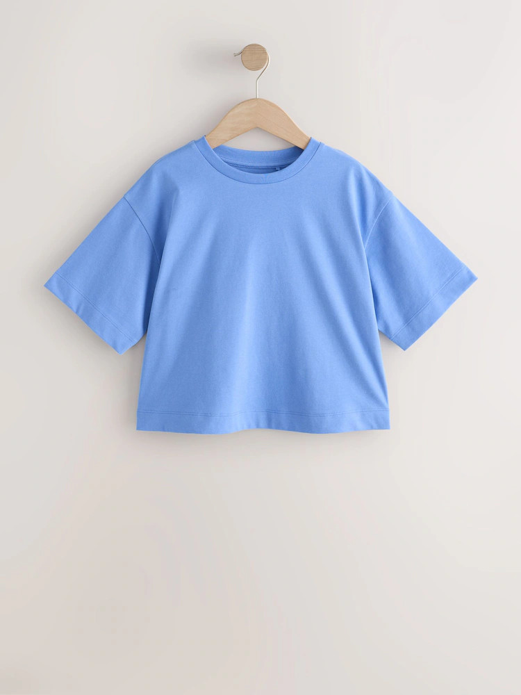 Blue Oversized Boxy T-Shirt (3-16yrs) | Next US