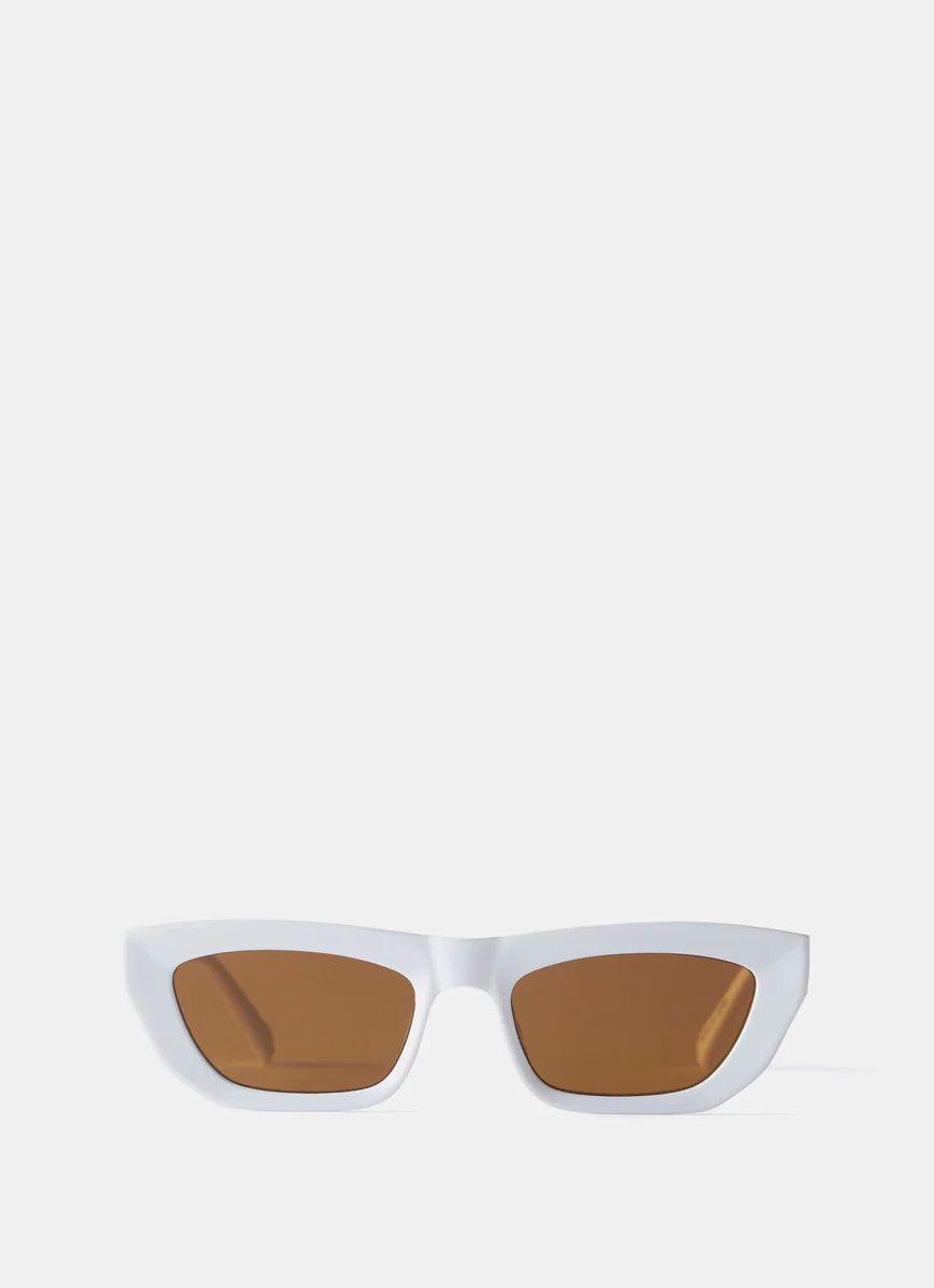 White Square Sunglasses | Mint Velvet