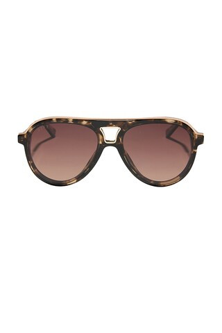 DIFF EYEWEAR Tosca III Sunglasses in Espresso Tort & Brown Gradient Polarized from Revolve.com | Revolve Clothing (Global)