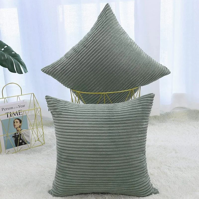Striped Square Throw Pillow Covers | Wayfair North America