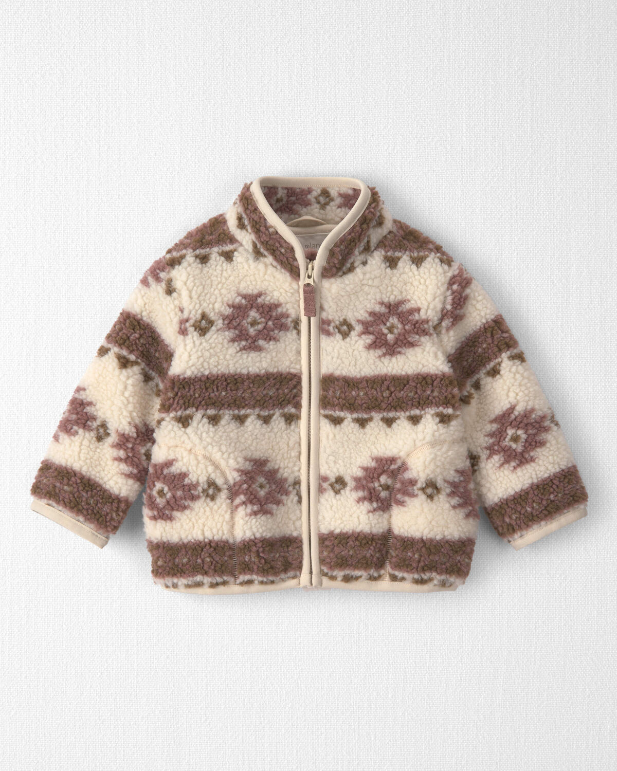 Baby Recycled Southwestern Teddy Fleece Jacket | Carter's Inc