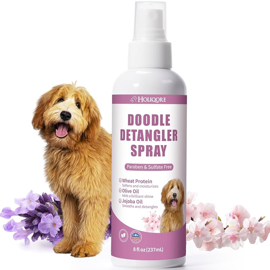 Doodle Detangler Spray - Dog Leave in Conditioner for Grooming, Mane and Tail Detangler Spray for... | Amazon (US)