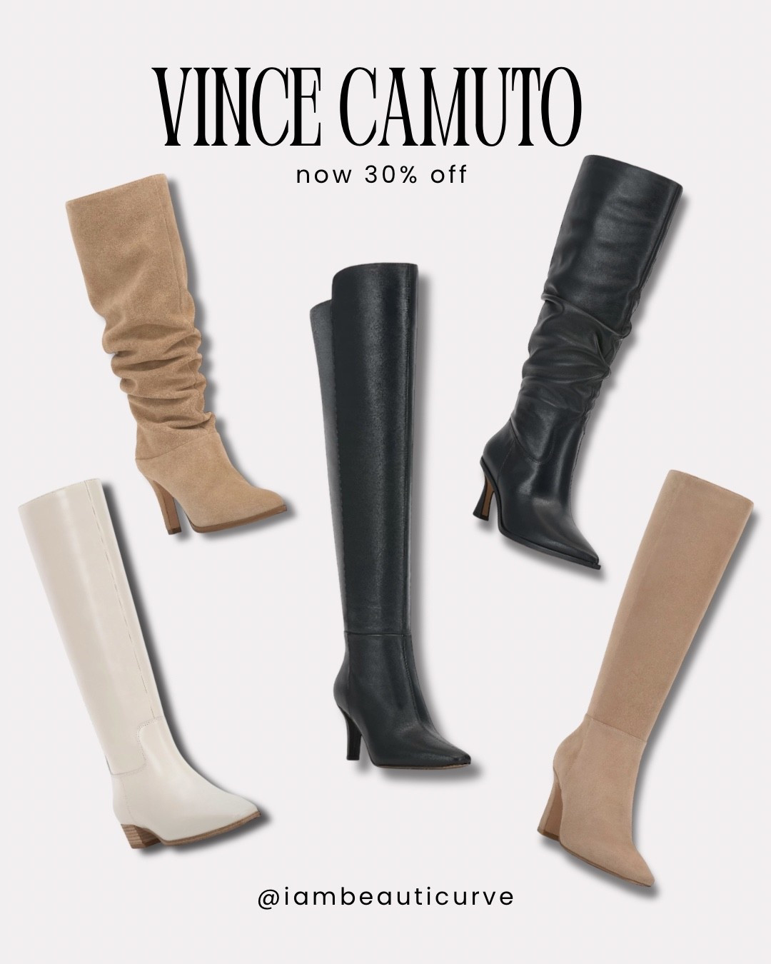 Boot season is here and Vince Camuto is currently having a 30% off sale, RUN! 👢🖤 #ad @vincecamuto #vincecamutopartner 

#LTKStyleTip #LTKShoeCrush #LTKWorkwear