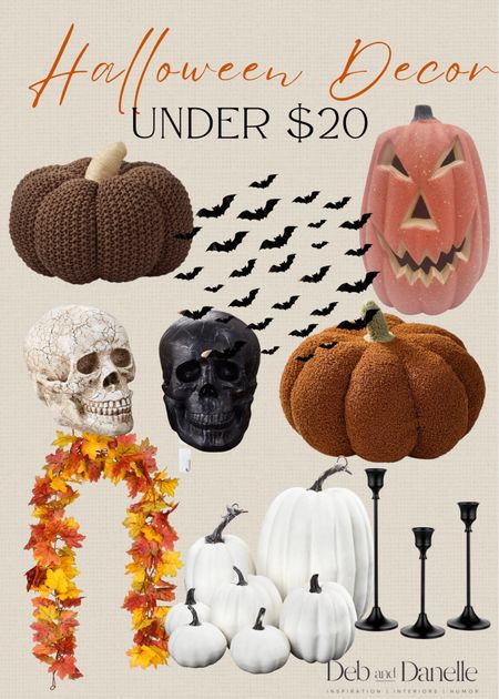 Walmart Halloween Decor SALE!! All under $20!! 

Walmart Halloween decor, Halloween decor, Halloween home, Halloween sale, Walmart sale, Halloween items under 20, sale items, sales today, discounts, Walmart clearance, Walmart fall decor, pumpkin pillow, leaf garland, faux pumpkins, candlesticks, Walmart, Walmart finds, Deb and Danelle 

#LTKHalloween #LTKsalealert #LTKSeasonal