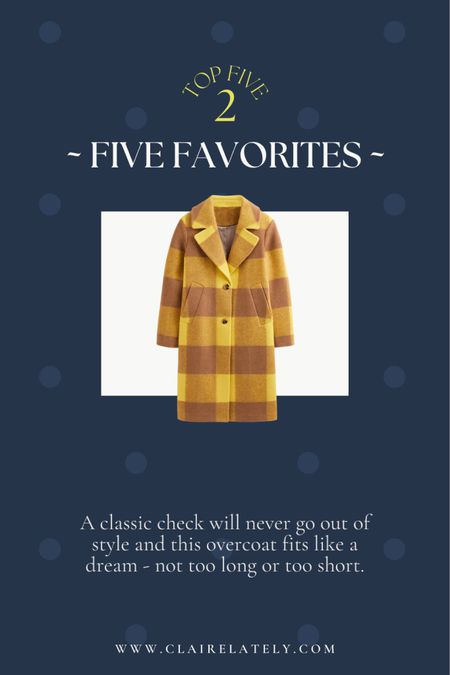 A classic check overcoat for your winter outfits. 
Love, Claire Lately 

#LTKworkwear #LTKSeasonal #LTKstyletip