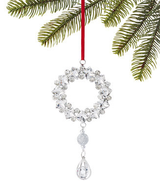Holiday Lane Jeweled Elegance Sparkling Wreath Ornament, Exclusively at Macy's - Macy's | Macy's