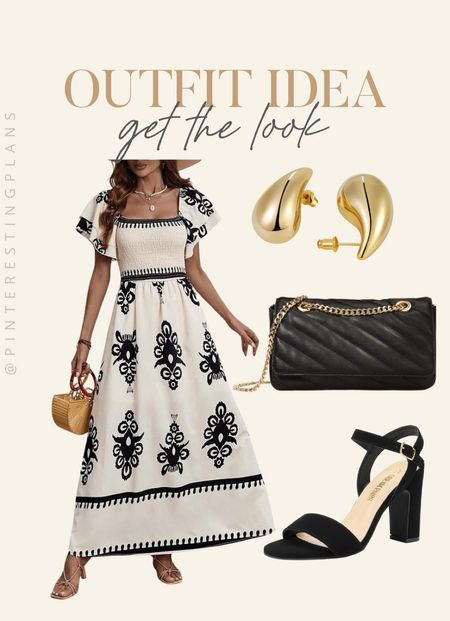 Outfit Idea Get the Look 🙌🏻🙌🏻

Black purse, summer dress, sun dress, earrings, heeled sandals, summer 

#LTKSeasonal #LTKShoeCrush #LTKStyleTip