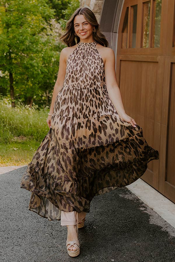 Urban Edit Leopard Maxi Dress | Impressions Online Boutique