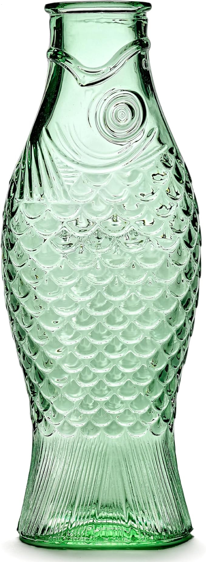 Glass Water Pitcher | Fish & Fish glassware by Paola Navone | Wine Carafe Decanter 28.74 fl oz | ... | Amazon (US)