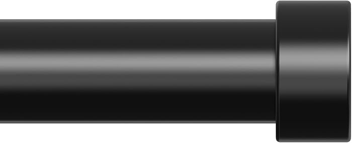 OLV Long Black Curtain Rod, 1 Inch Adjustable Modern Curtain Rods for Windows 66 to 120 Inch, Dec... | Amazon (US)