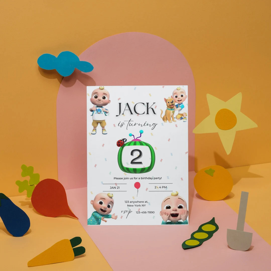 Coco & Melon Birthday Invitation Printable Instant Download Personalized Invite Editable Template... | Etsy (CAD)