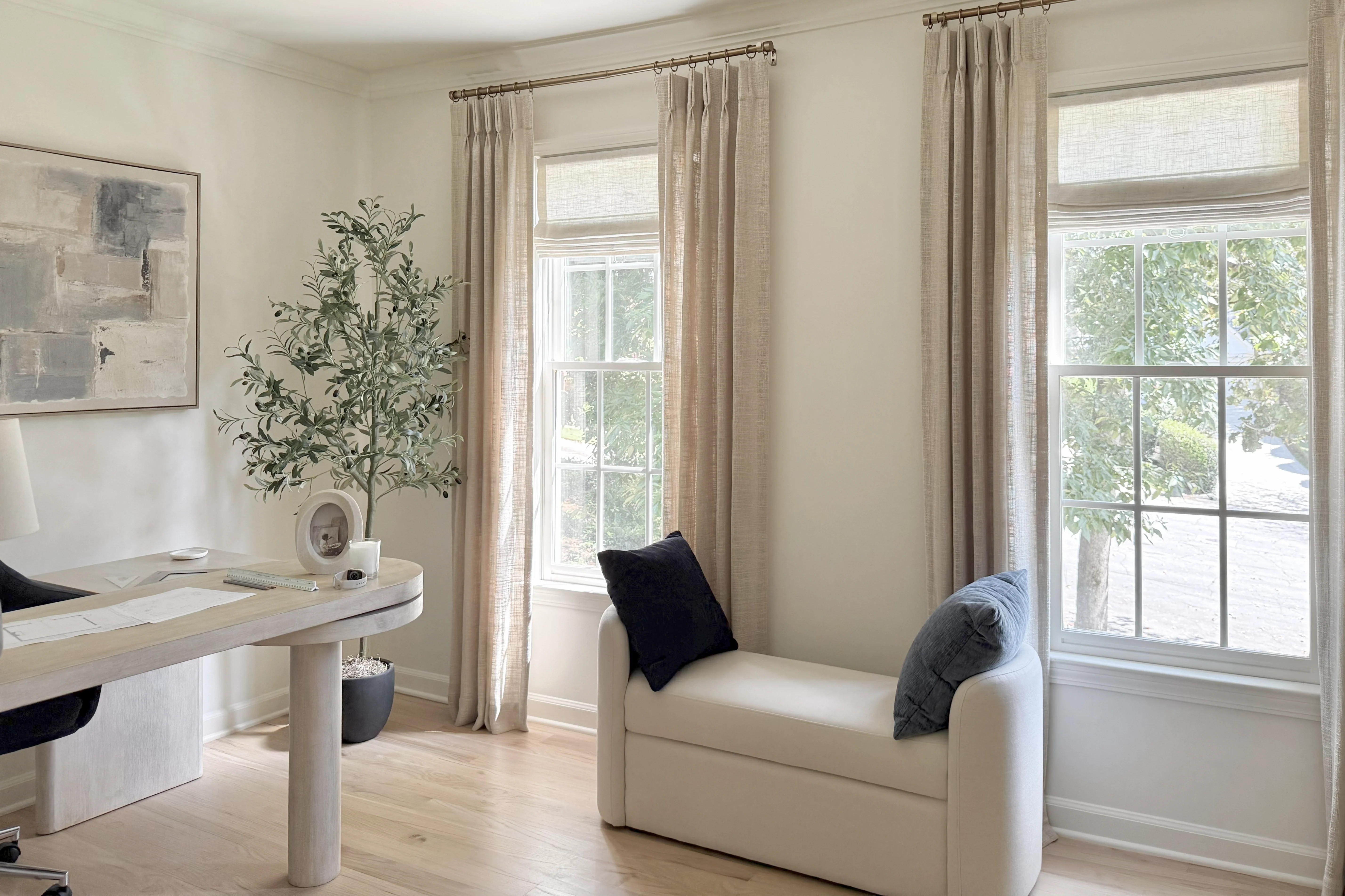Motorized Window Roman Shades | Cozyology | Cozyology