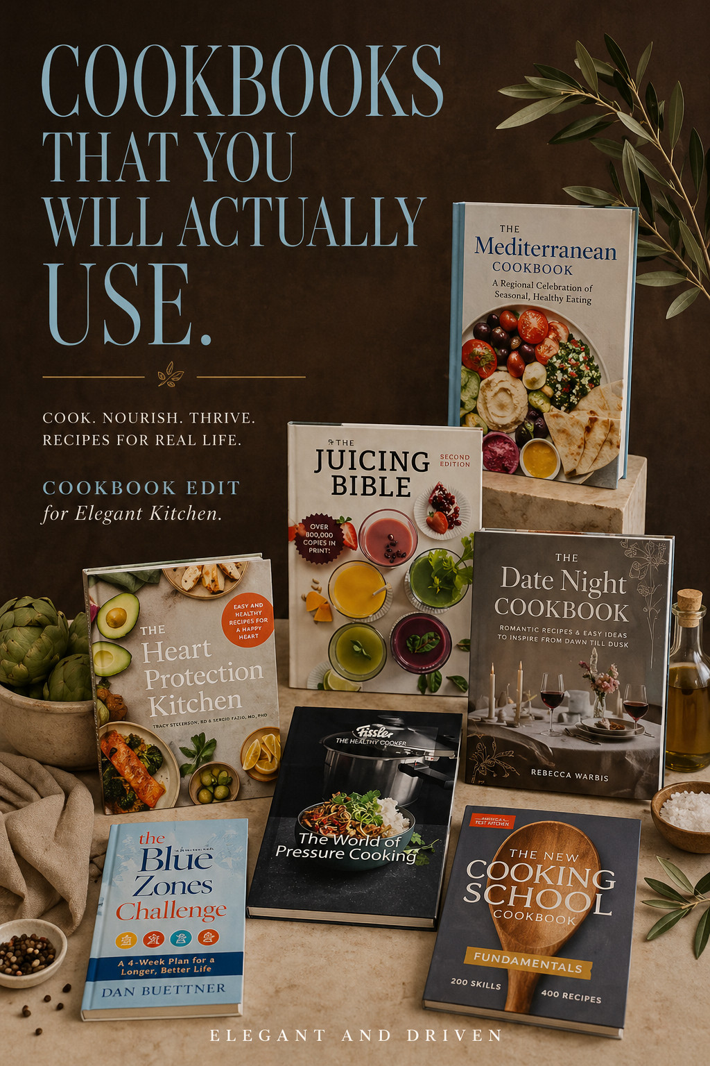Cookbooks are no longer just collections of recipes. They have become part of how we nourish ourselves, heal our bodies, and create intentional routines at home.

Cooking has evolved so much over the last decade. We are more aware of protein, fiber, gut health, longevity, inflammation, whole foods, and the connection between food and energy. And while recipes are everywhere online now, there is still something special about owning a cookbook you actually return to again and again.

These are the kinds of books that stay on your kitchen shelves, become part of your lifestyle, and slowly shape the way you cook over time. Whether it is Mediterranean recipes, juicing, Blue Zone living, heart-healthy meals, or learning the fundamentals of cooking, even discovering one recipe or one habit inside a book can completely change the way you nourish yourself.

Personally, books like the Blue Zones and juicing cookbooks completely changed the way I looked at food, longevity, and intentional living. They combine modern health awareness with timeless wisdom that has existed for generations.

And beyond the recipes themselves, beautifully displayed cookbooks bring warmth and personality into a kitchen. They make cooking feel inspiring again.

Because when it comes to health, nourishment, and creating meaningful routines at home, nothing truly replaces home cooking.

Everything is linked below in our cookbook edit.

#CookbookCollection #HealthyCooking #HomeCooking #KitchenInspiration #MediterraneanDiet #BlueZones #IntentionalLiving 

 #LTKHome