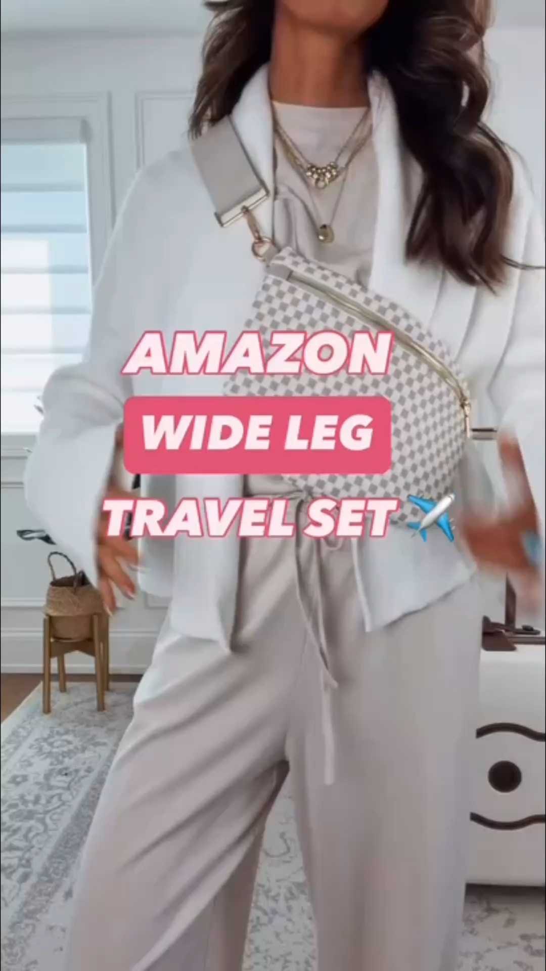 Wide leg travel set | travel set | matching set | travel outfit | airport outfit | lounge wear

#LTKootd #LTKSeasonal #LTKTravel