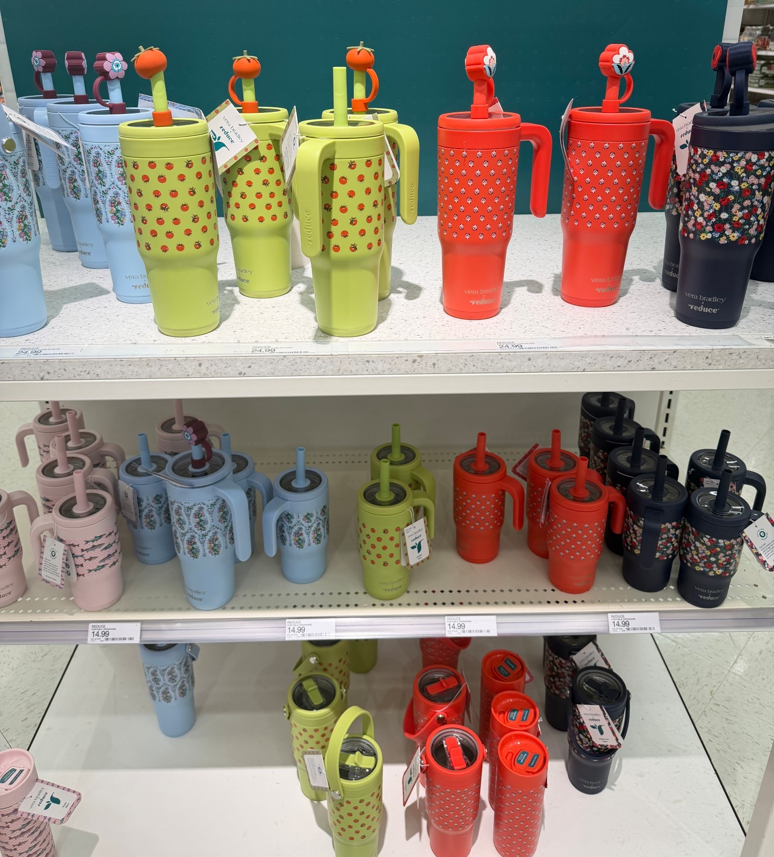 Vera Bradley x Reduce collab @Target . How cute are these cups? They even have matching toppers!  #Targetpartner #target #verabradley

#LTKHome