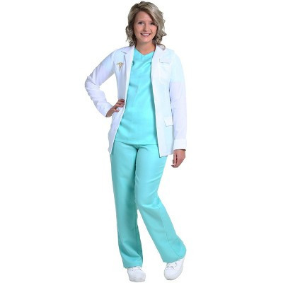 HalloweenCostumes.com X Large Women Women's Doctor Costume, White/Blue | Target