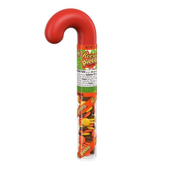 Reese's Pieces Holiday Filled Candy Cane - 1.4oz | Target