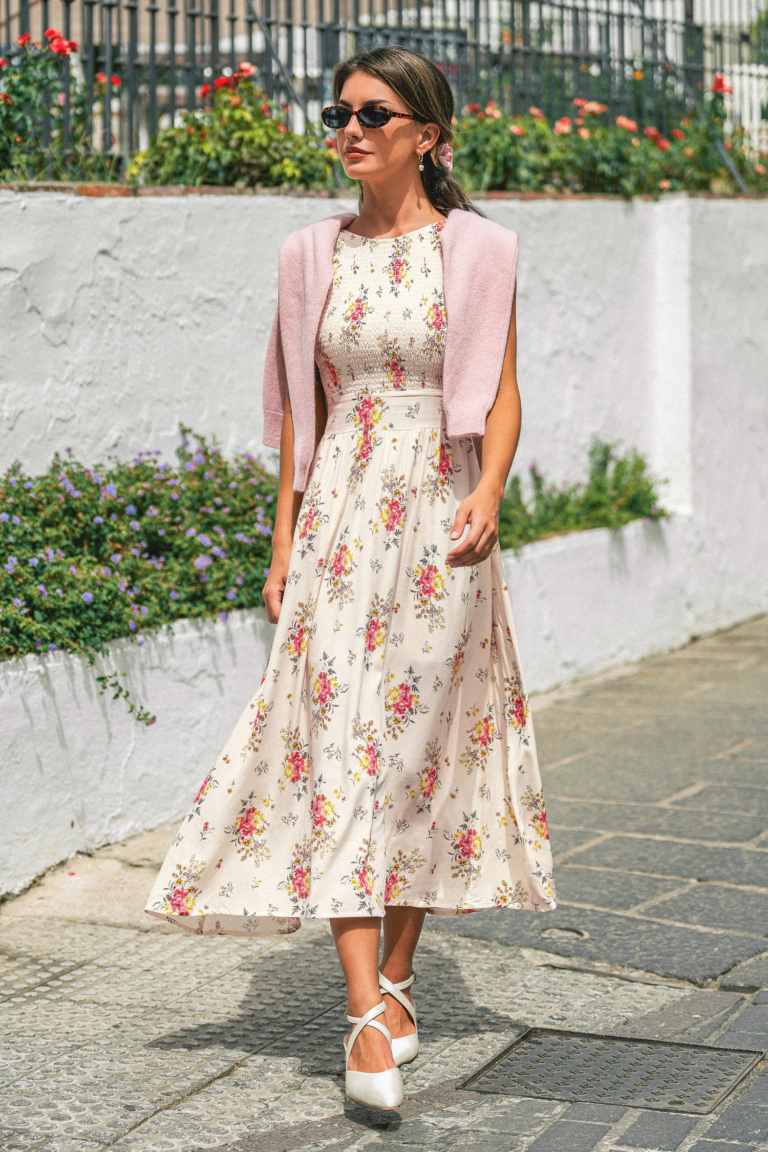 Fearless Floral Midi Dress | Cupshe US