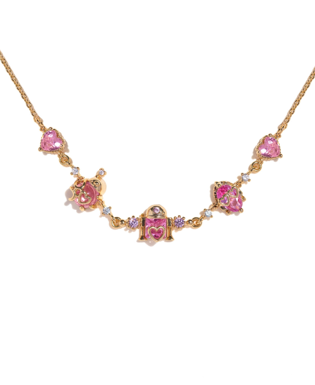 Girls Crew Star Wars Crystal Gold Plated Sparks Fly Bracelet - Gold | Macy's