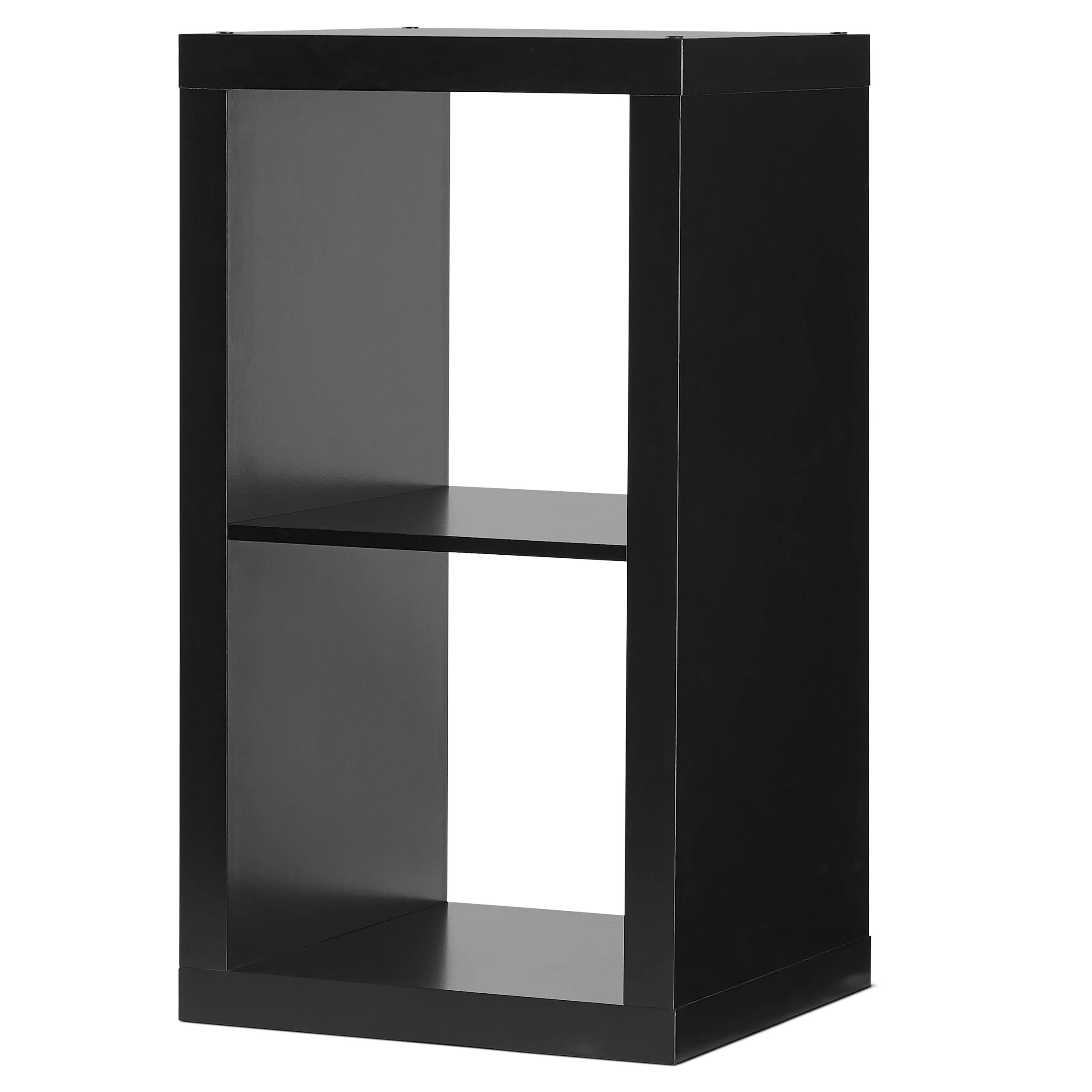 Better Homes & Gardens 2-Cube Storage Organizer, Solid Black - Walmart.com | Walmart (US)