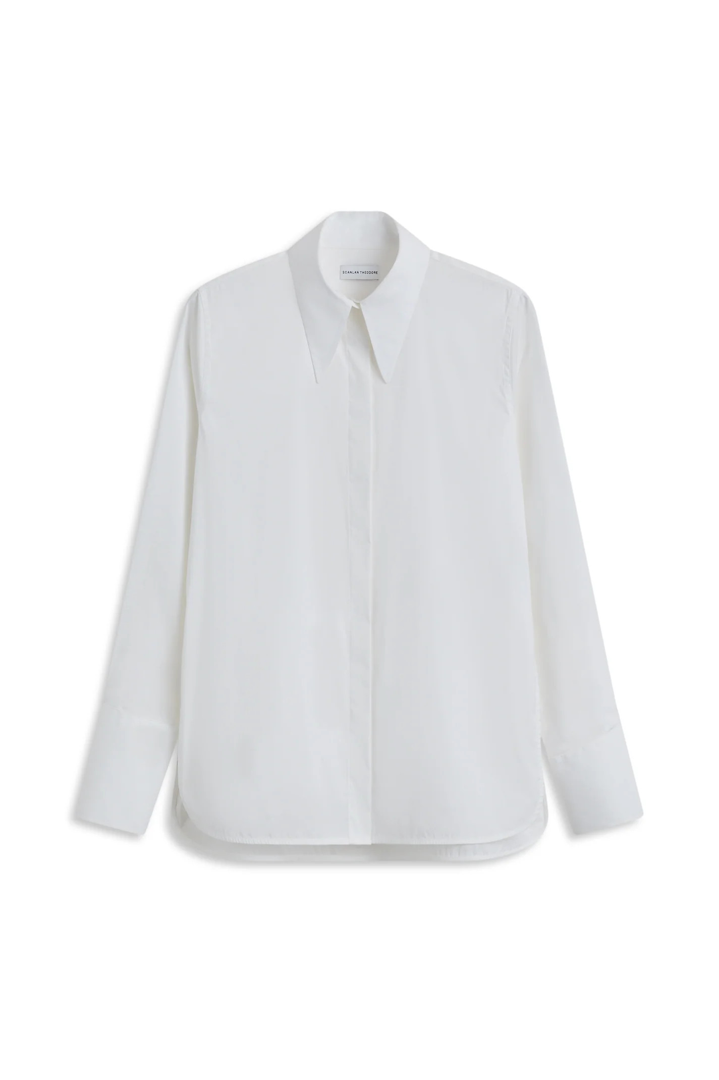 COTTON SHIRT - WHITE - Scanlan Theodore | Scanlan Theodore AU
