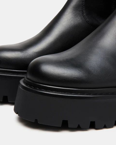 REX BLACK LEATHER | Steve Madden (US)