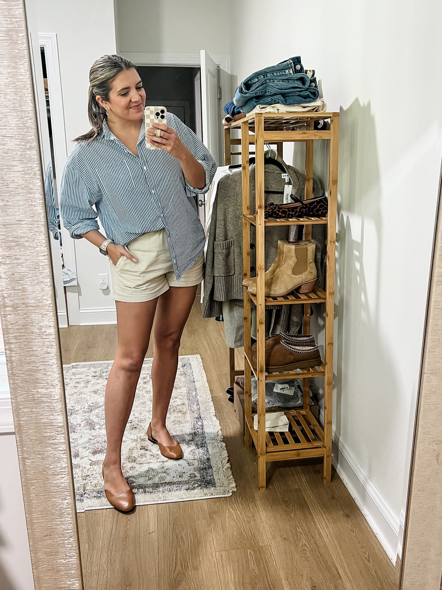 Todays outfit! Everything TTS! Leather flats are on sale!

#LTKSale #LTKfindsunder100 #LTKsalealert