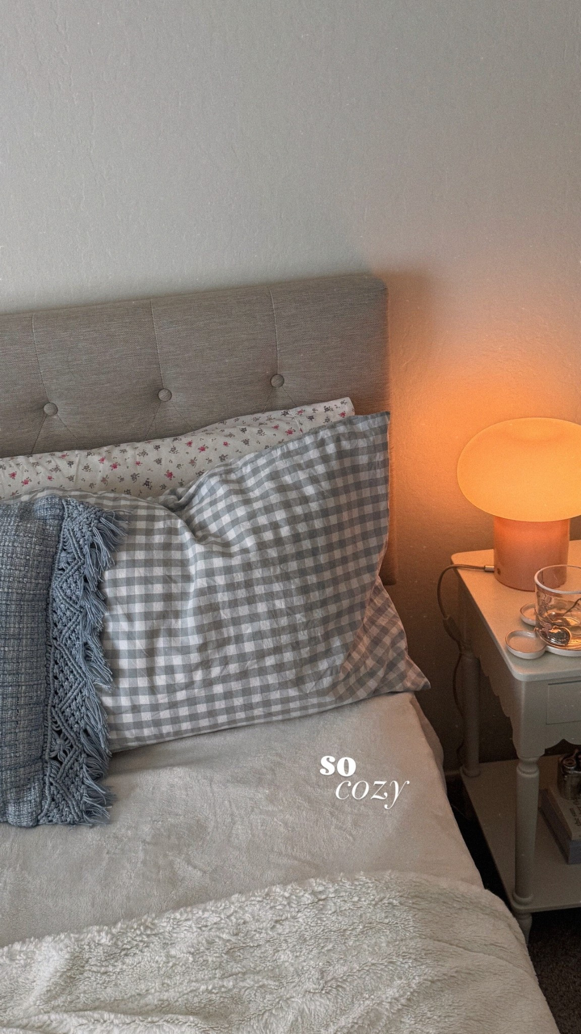 🛏️ bed sheets by Quince and cozy blanket by Lauren Ralph Lauren